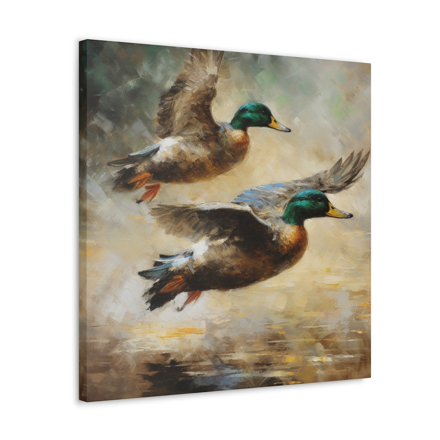 "Pair Of Ducks Flying" Wall Art - Weave Got Gifts - Unique Gifts You Won’t Find Anywhere Else!