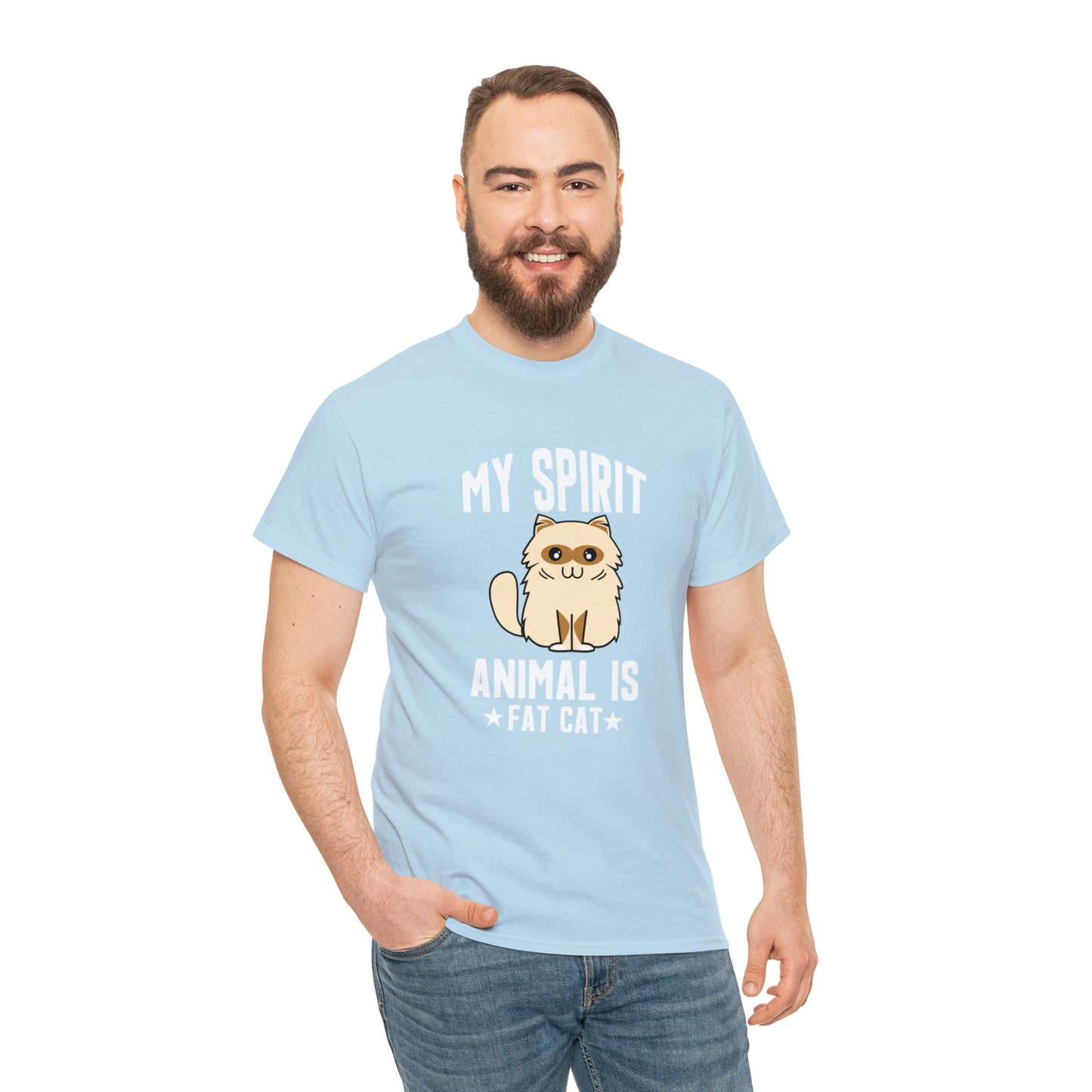 "Fat Cat Spirit Animal" T-Shirt - Weave Got Gifts - Unique Gifts You Won’t Find Anywhere Else!