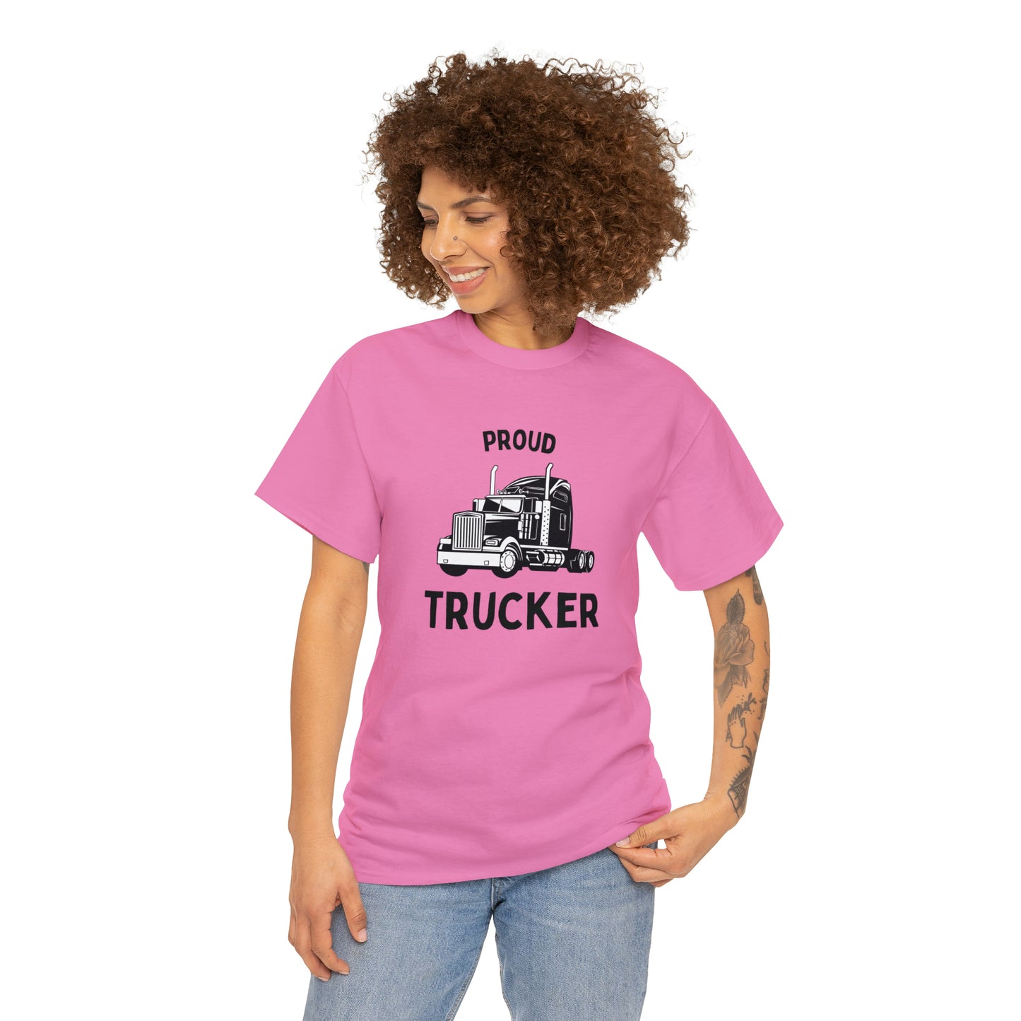 "Proud Trucker" T-Shirt - Weave Got Gifts - Unique Gifts You Won’t Find Anywhere Else!