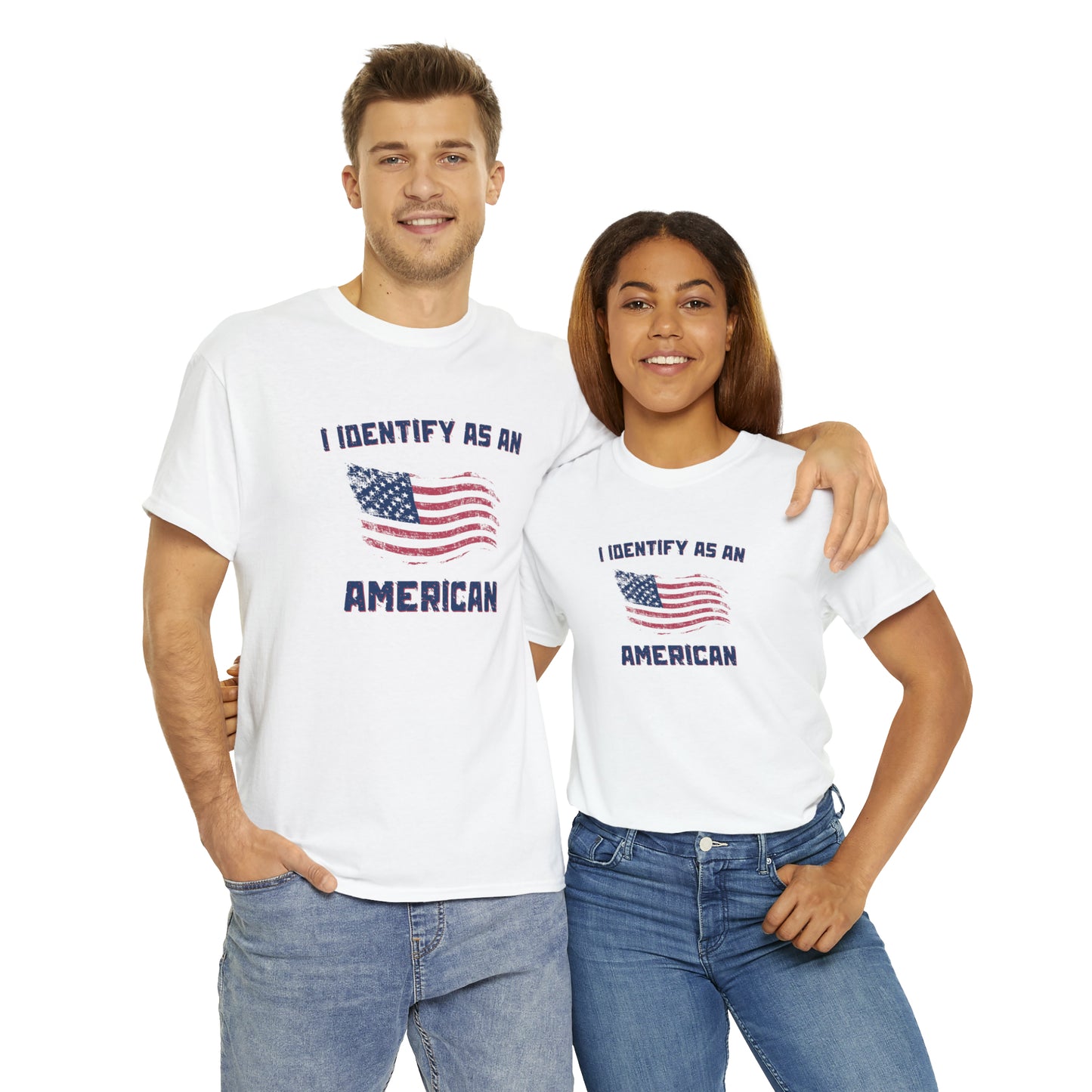 "I Identify As An American" T-Shirt - Weave Got Gifts - Unique Gifts You Won’t Find Anywhere Else!