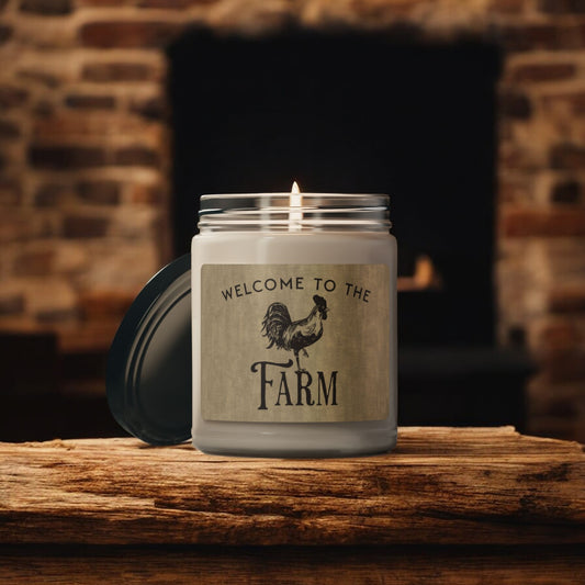 Welcome To The Farm Candle