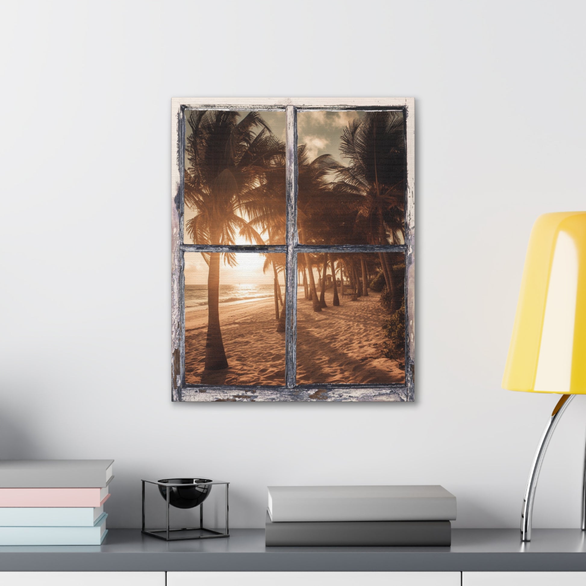 "Palm Tree Beach" Wall Art - Weave Got Gifts - Unique Gifts You Won’t Find Anywhere Else!