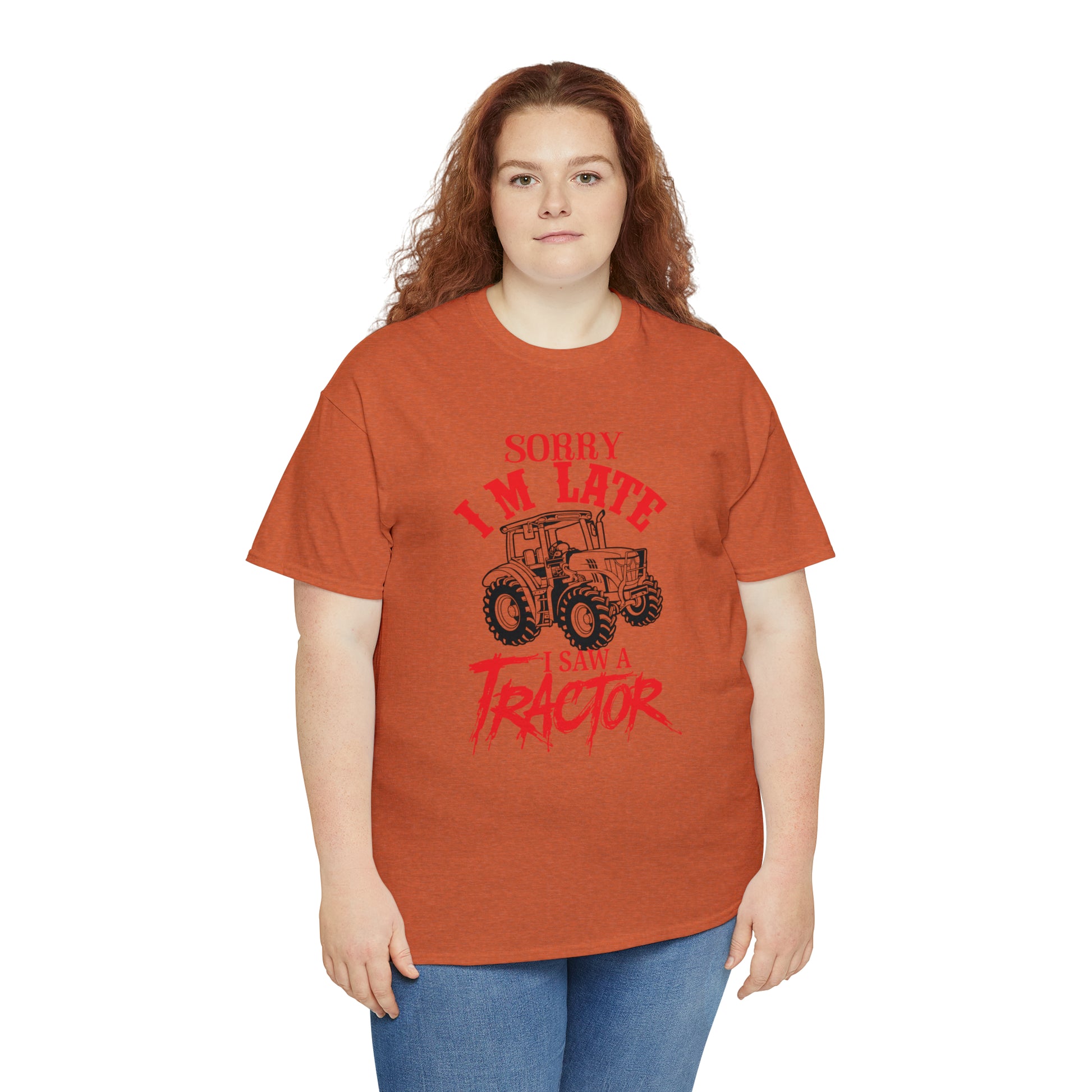 "Sorry I'm Late, I Saw A Tractor" T-Shirt - Weave Got Gifts - Unique Gifts You Won’t Find Anywhere Else!