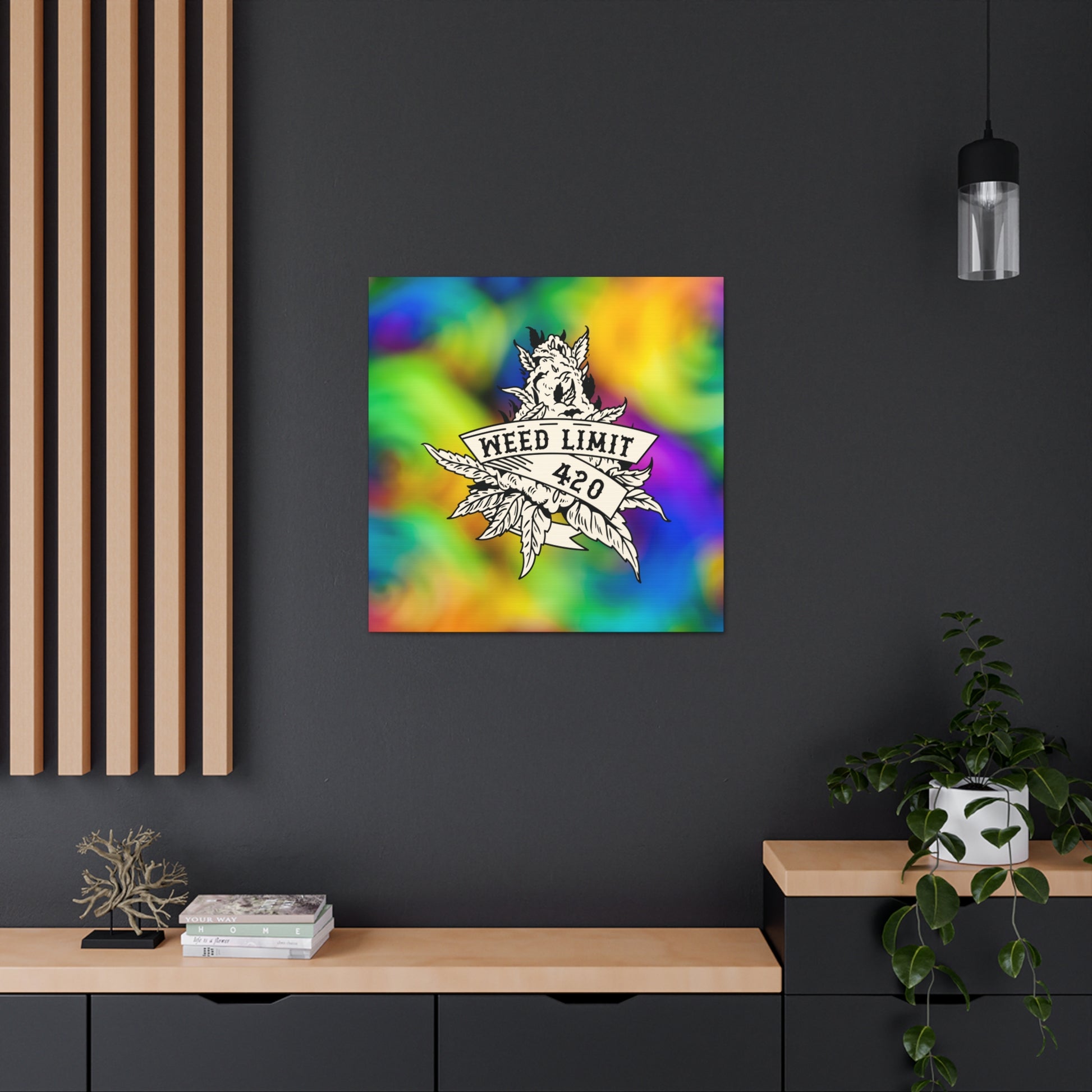 "Trippy Weed Limit 420" Wall Art - Weave Got Gifts - Unique Gifts You Won’t Find Anywhere Else!