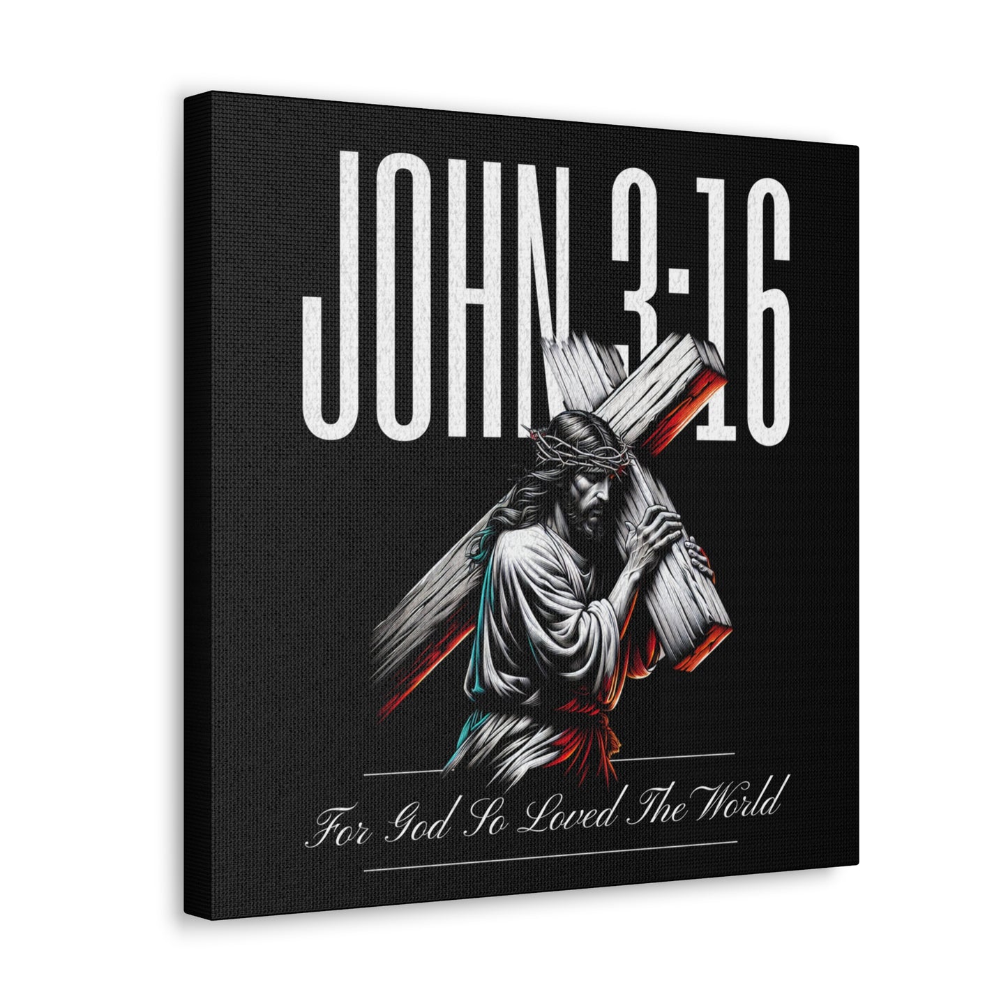 John 3:16 Canvas Wall Art