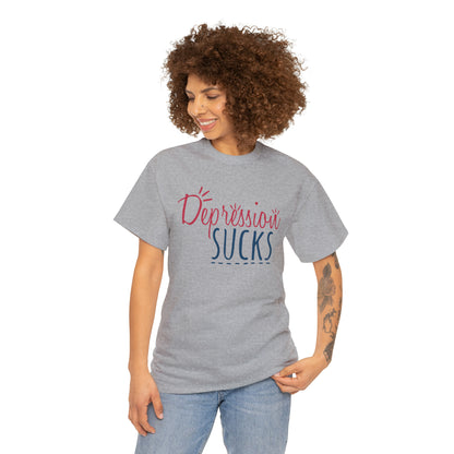 "Depression Sucks" T-Shirt - Weave Got Gifts - Unique Gifts You Won’t Find Anywhere Else!