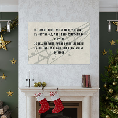 "Custom Song Lyrics" Wall Art - Weave Got Gifts - Unique Gifts You Won’t Find Anywhere Else!