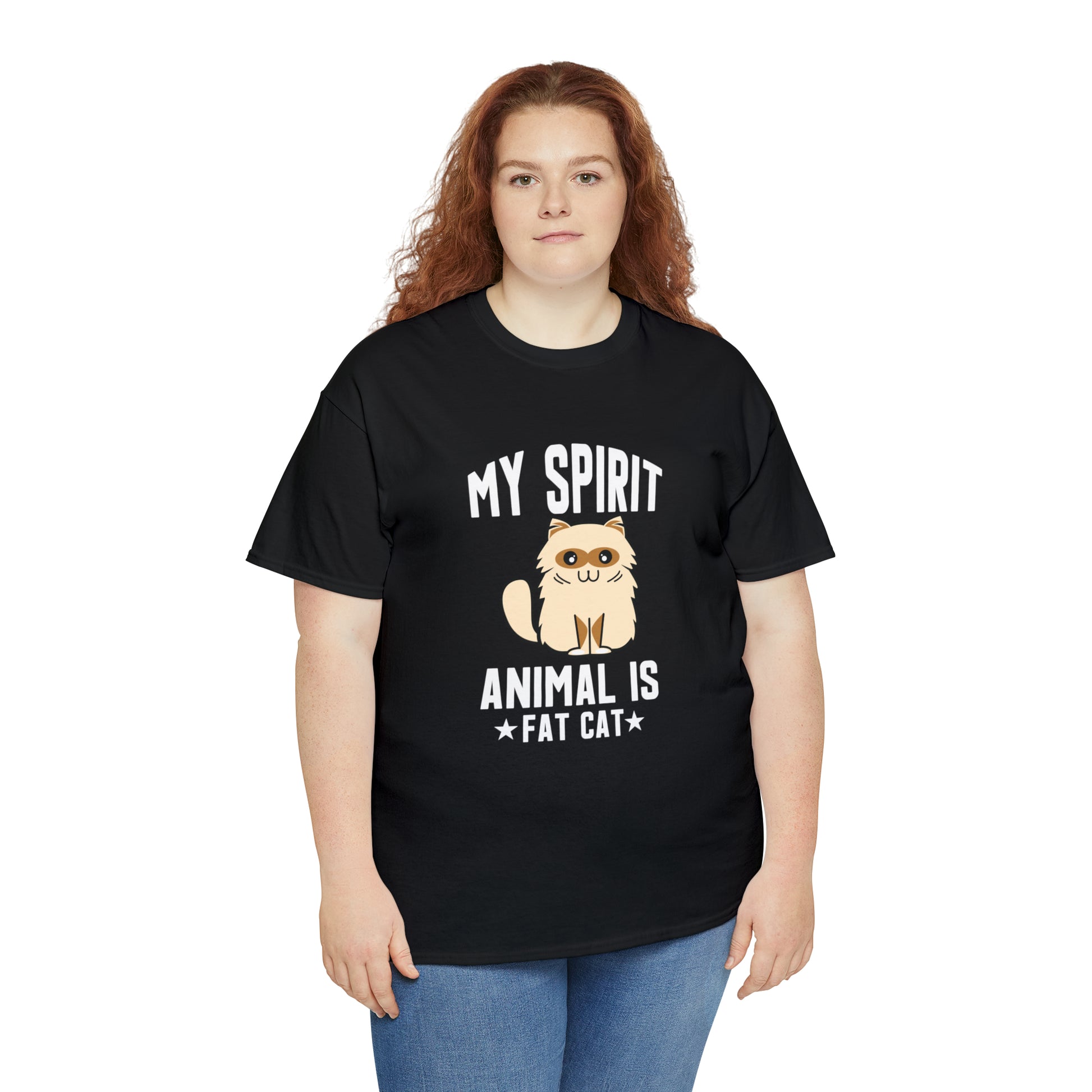 "Fat Cat Spirit Animal" T-Shirt - Weave Got Gifts - Unique Gifts You Won’t Find Anywhere Else!