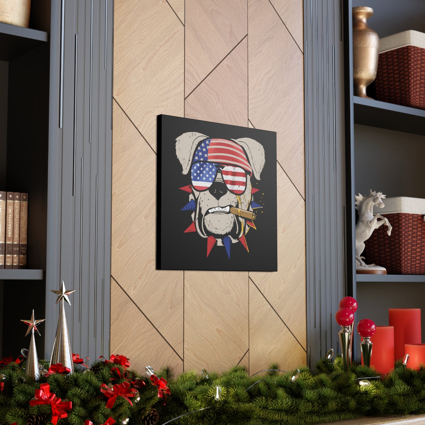 "American Bulldog" Wall Art - Weave Got Gifts - Unique Gifts You Won’t Find Anywhere Else!