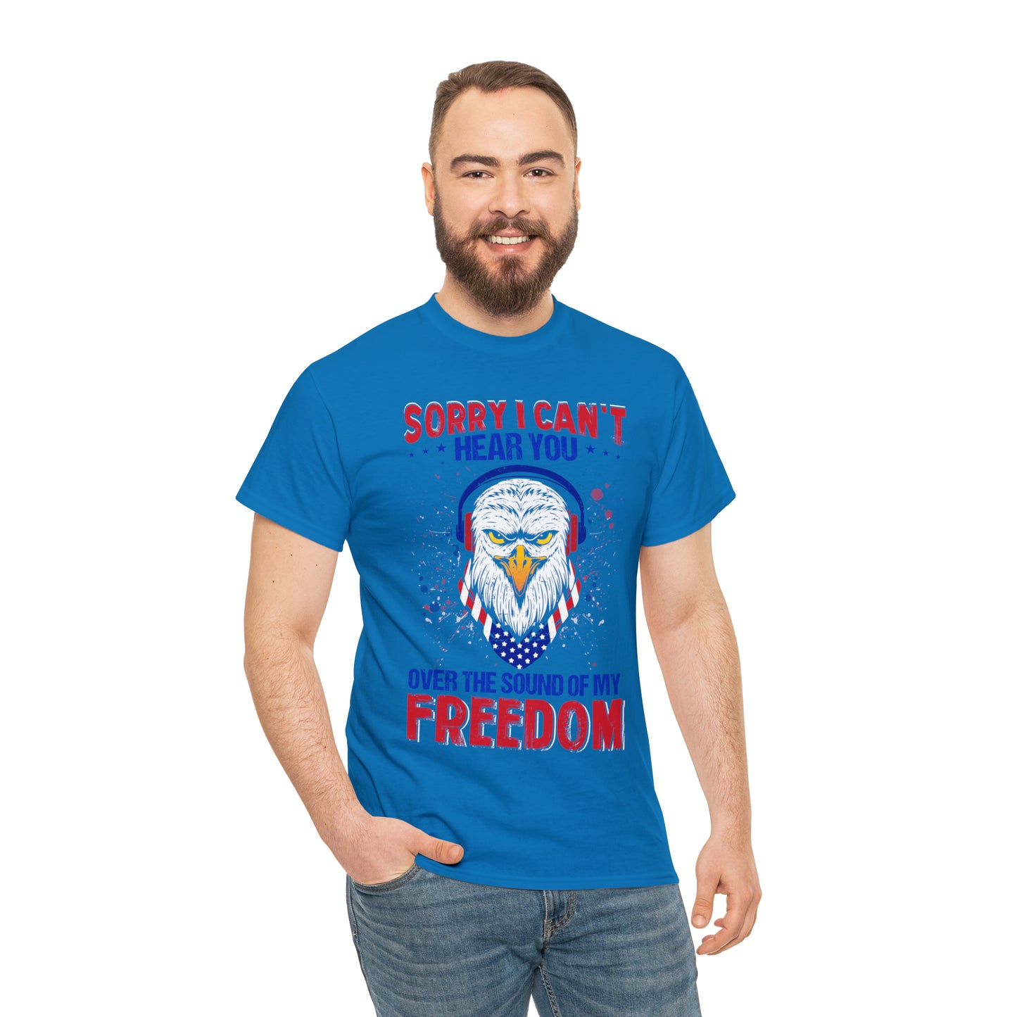 "Can't Hear You Over The Sound Of My Freedom" T-Shirt - Weave Got Gifts - Unique Gifts You Won’t Find Anywhere Else!