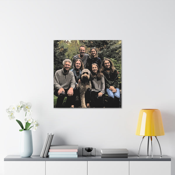 "Family Portrait" Custom Wall Art - Weave Got Gifts - Unique Gifts You Won’t Find Anywhere Else!