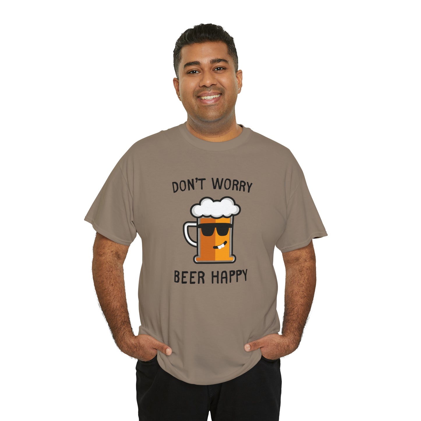 "Don't Worry, Beer Happy" T-Shirt - Weave Got Gifts - Unique Gifts You Won’t Find Anywhere Else!