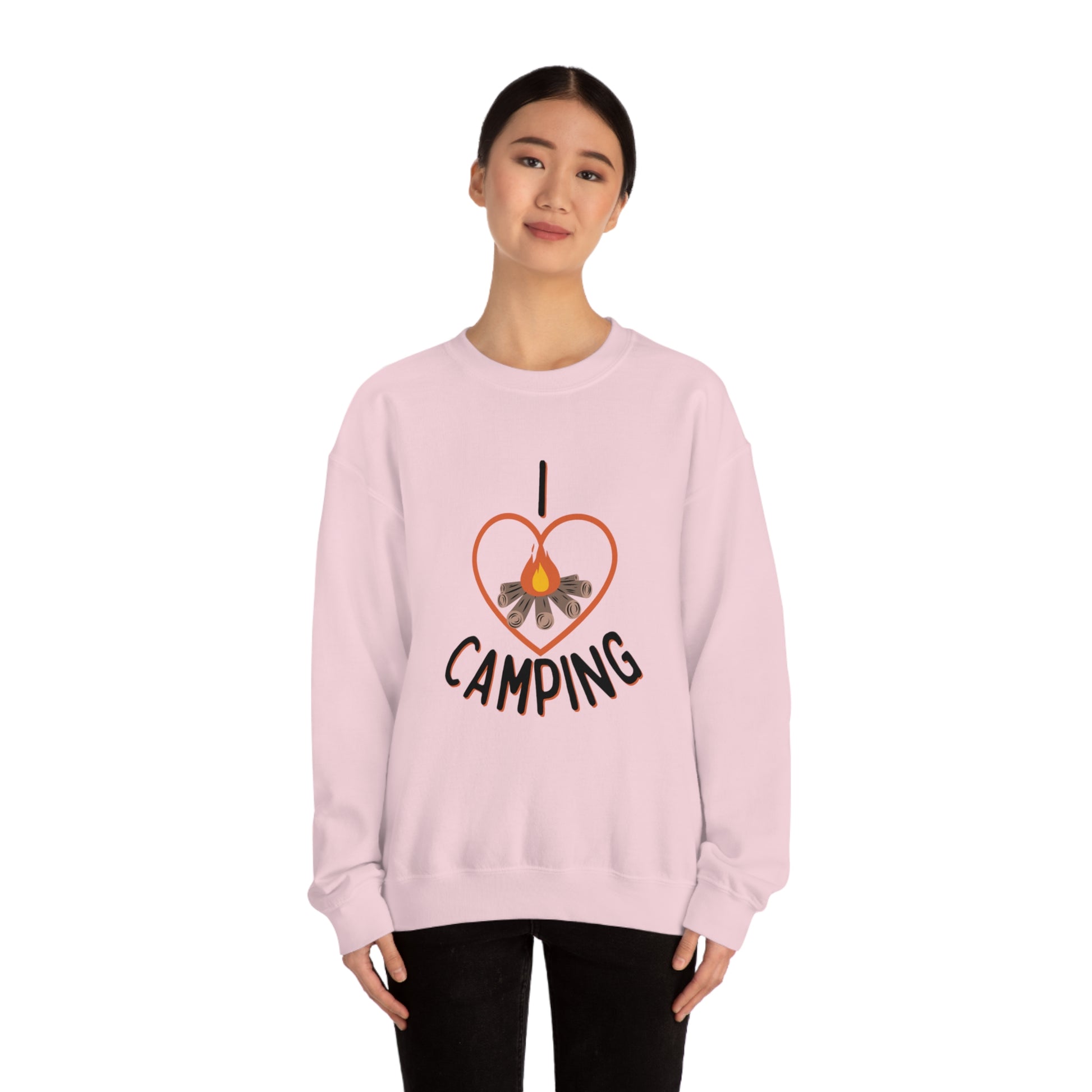 "I Love Camping" Crewneck Sweatshirt - Weave Got Gifts - Unique Gifts You Won’t Find Anywhere Else!