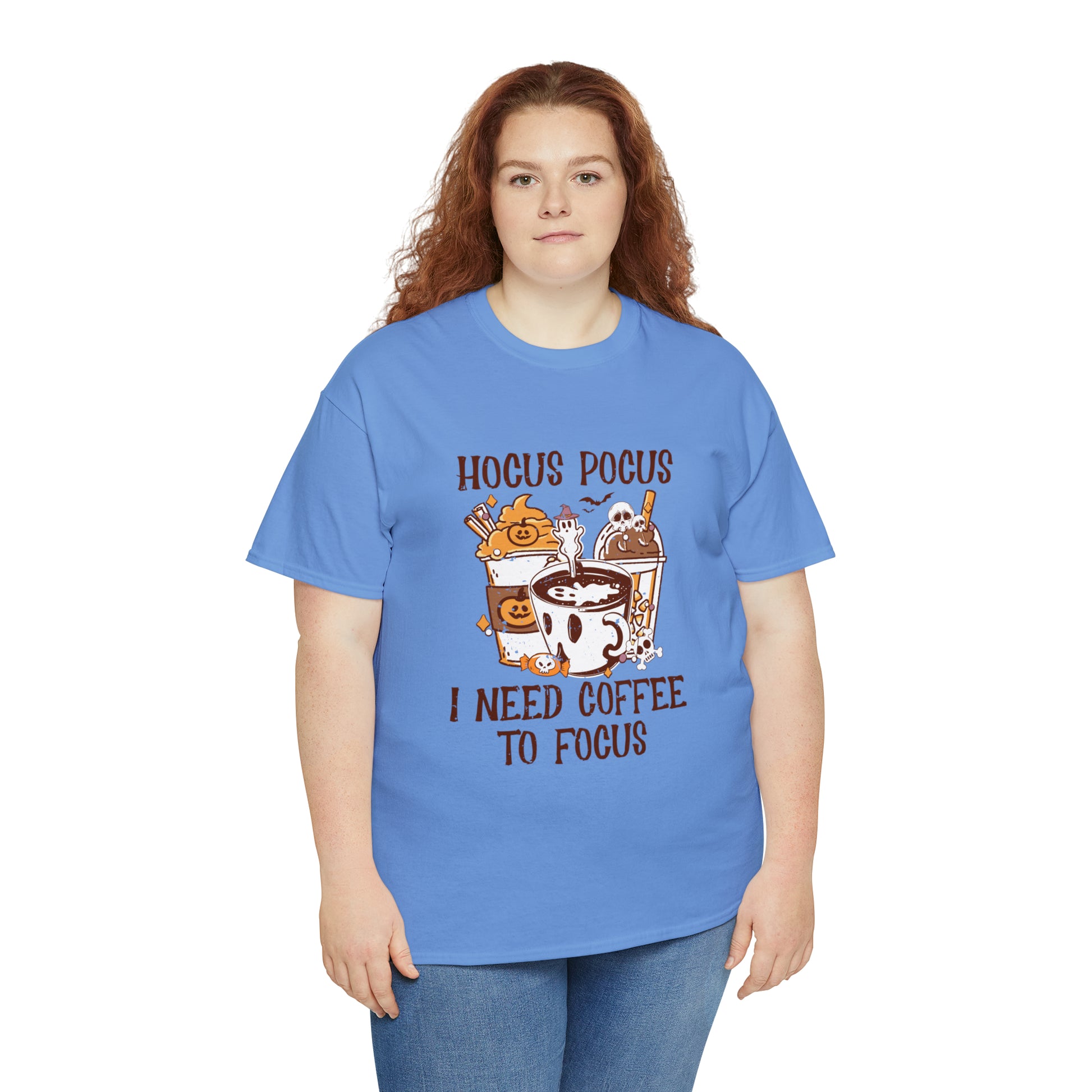 "Hocus Pocus, I Need Coffee To Focus" T-Shirt - Weave Got Gifts - Unique Gifts You Won’t Find Anywhere Else!