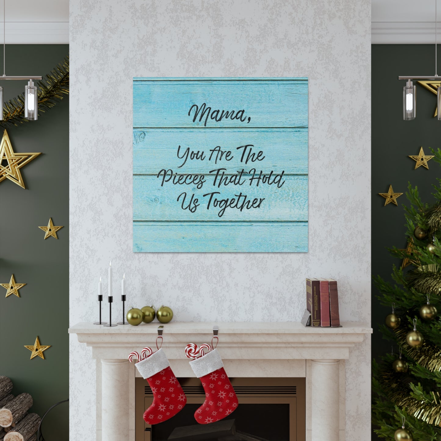 "Mama, You Are The Pieces That Hold Us Together" Wall Art - Weave Got Gifts - Unique Gifts You Won’t Find Anywhere Else!