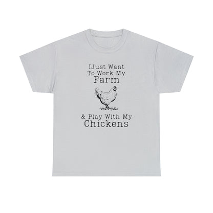 "Farm & Chickens" T-Shirt - Weave Got Gifts - Unique Gifts You Won’t Find Anywhere Else!