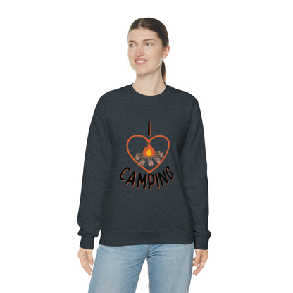 "I Love Camping" Crewneck Sweatshirt - Weave Got Gifts - Unique Gifts You Won’t Find Anywhere Else!