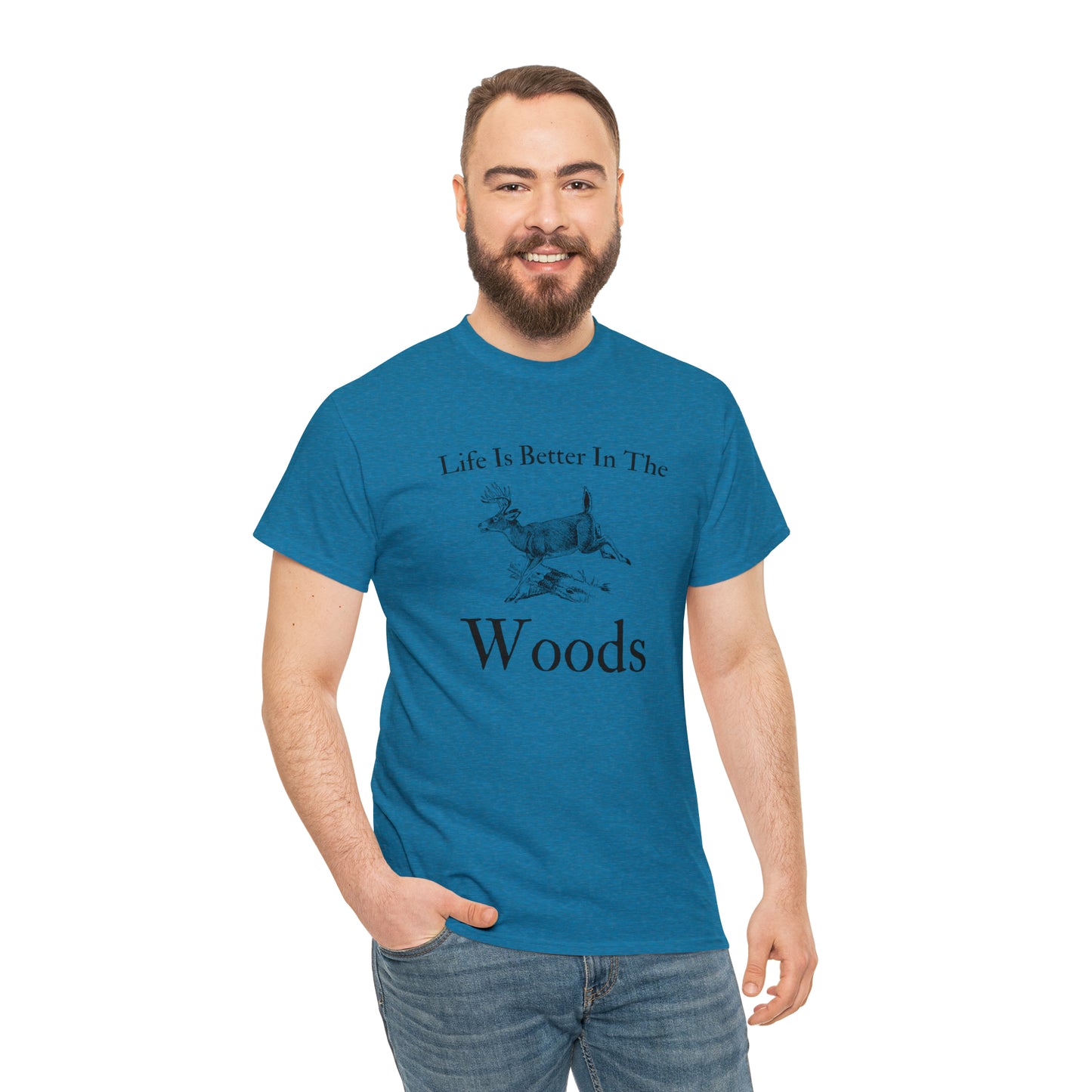 "Life Is Better In The Woods" T-Shirt - Weave Got Gifts - Unique Gifts You Won’t Find Anywhere Else!