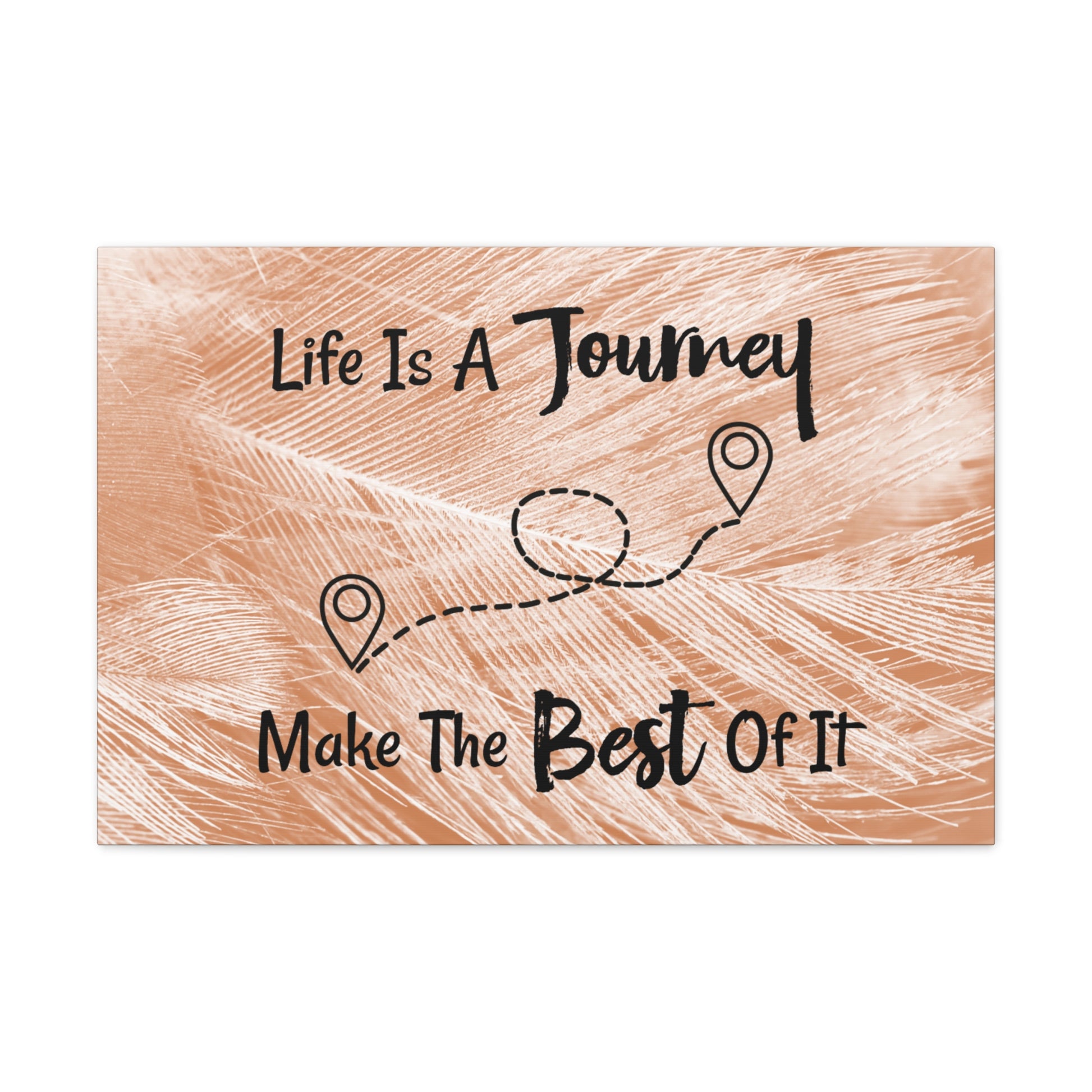 "Life Is A Journey, Make The Best Of It" Wall Art - Weave Got Gifts - Unique Gifts You Won’t Find Anywhere Else!