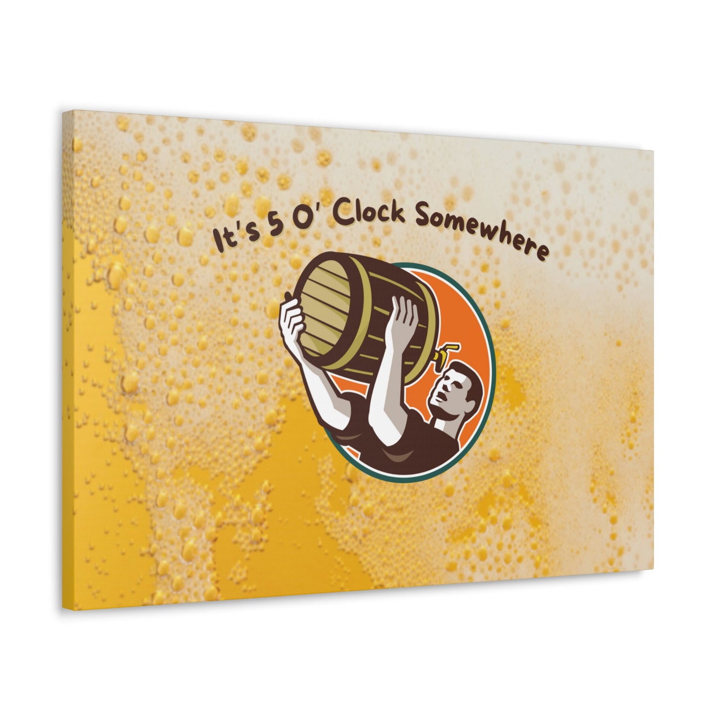 "It's 5 O' Clock Somewhere" Wall Art - Weave Got Gifts - Unique Gifts You Won’t Find Anywhere Else!