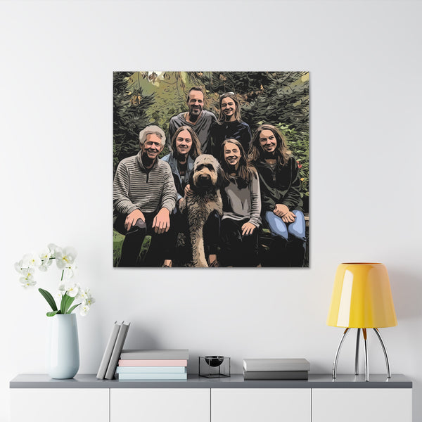 "Family Portrait" Custom Wall Art - Weave Got Gifts - Unique Gifts You Won’t Find Anywhere Else!