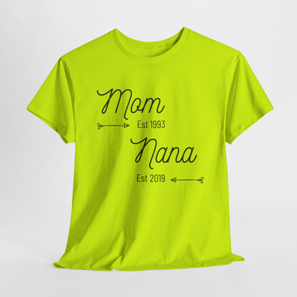 Custom Mom & Nana Shirt