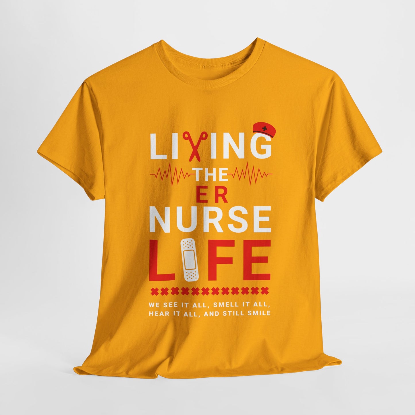 Living the ER nurse life t-shirt
