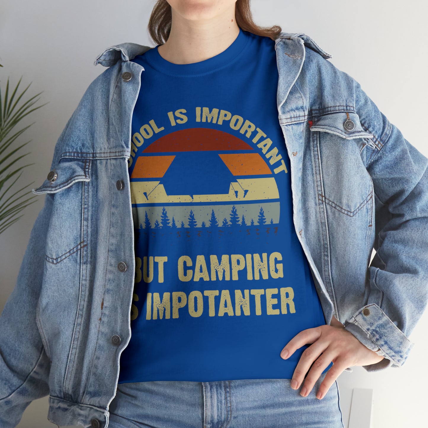 "Camping Is Importanter" T-Shirt - Weave Got Gifts - Unique Gifts You Won’t Find Anywhere Else!