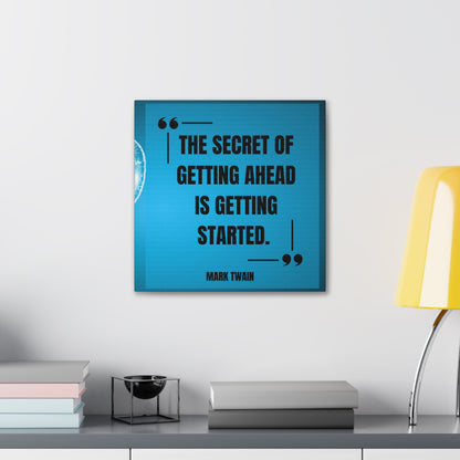 "The Secret To Getting Ahead" Wall Art - Weave Got Gifts - Unique Gifts You Won’t Find Anywhere Else!