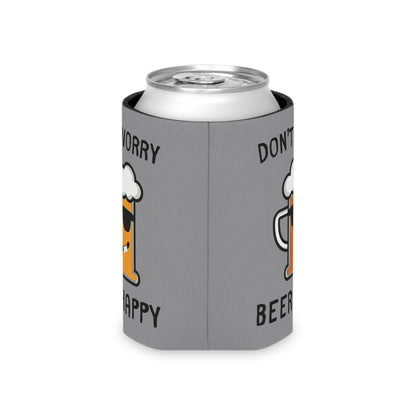 "Don't Worry, Beer Happy" Can Cooler - Weave Got Gifts - Unique Gifts You Won’t Find Anywhere Else!