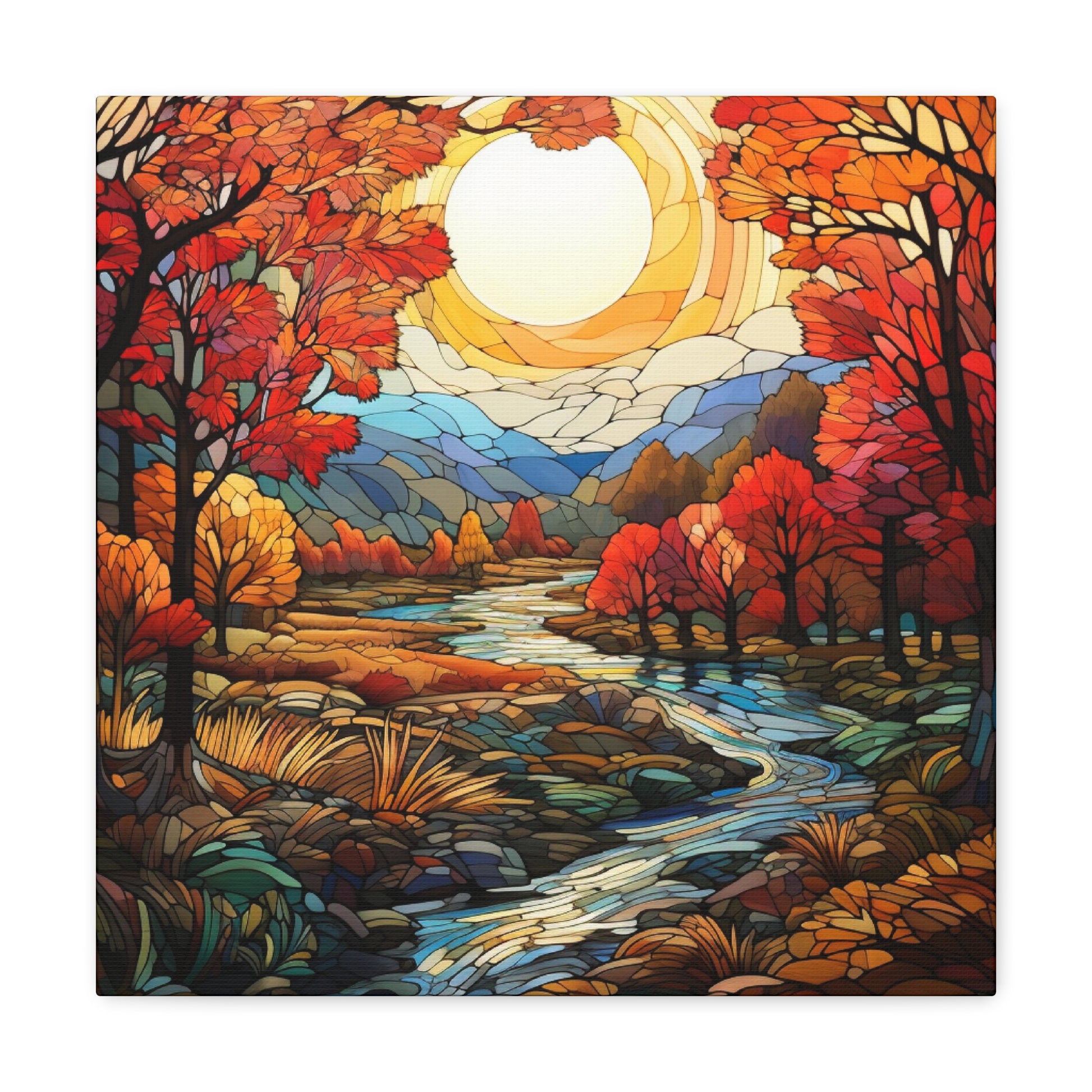 "Riverside Serenity" Wall Art - Weave Got Gifts - Unique Gifts You Won’t Find Anywhere Else!