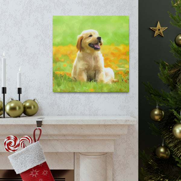 "Dog Painting Photo" Custom Wall Art - Weave Got Gifts - Unique Gifts You Won’t Find Anywhere Else!