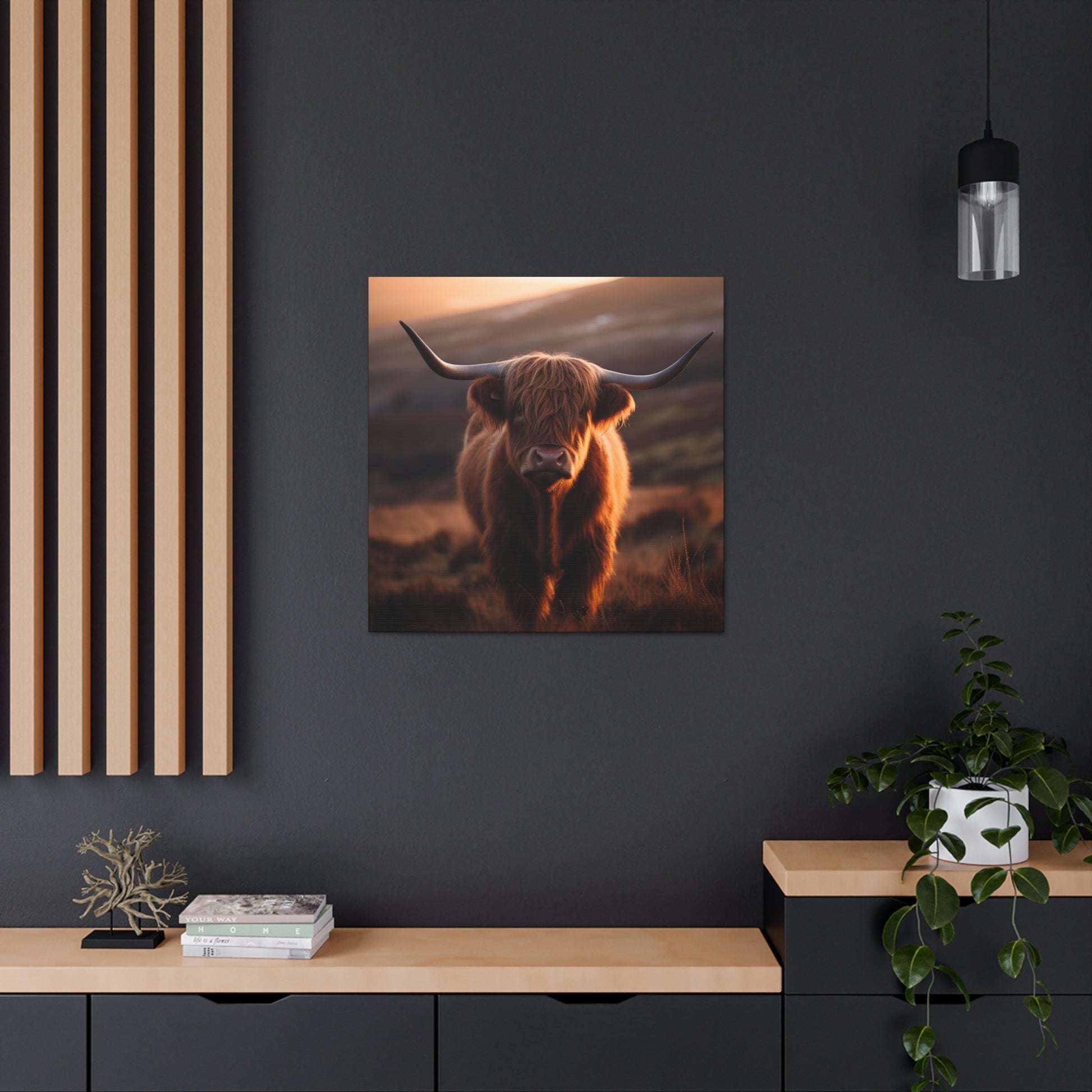 "Highland Cow Photo" Wall Art - Weave Got Gifts - Unique Gifts You Won’t Find Anywhere Else!