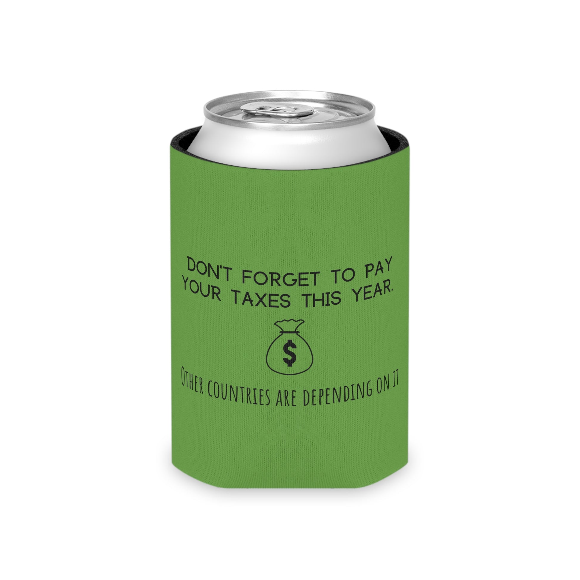 Political Humor Patriotic Koozie for Drinks
