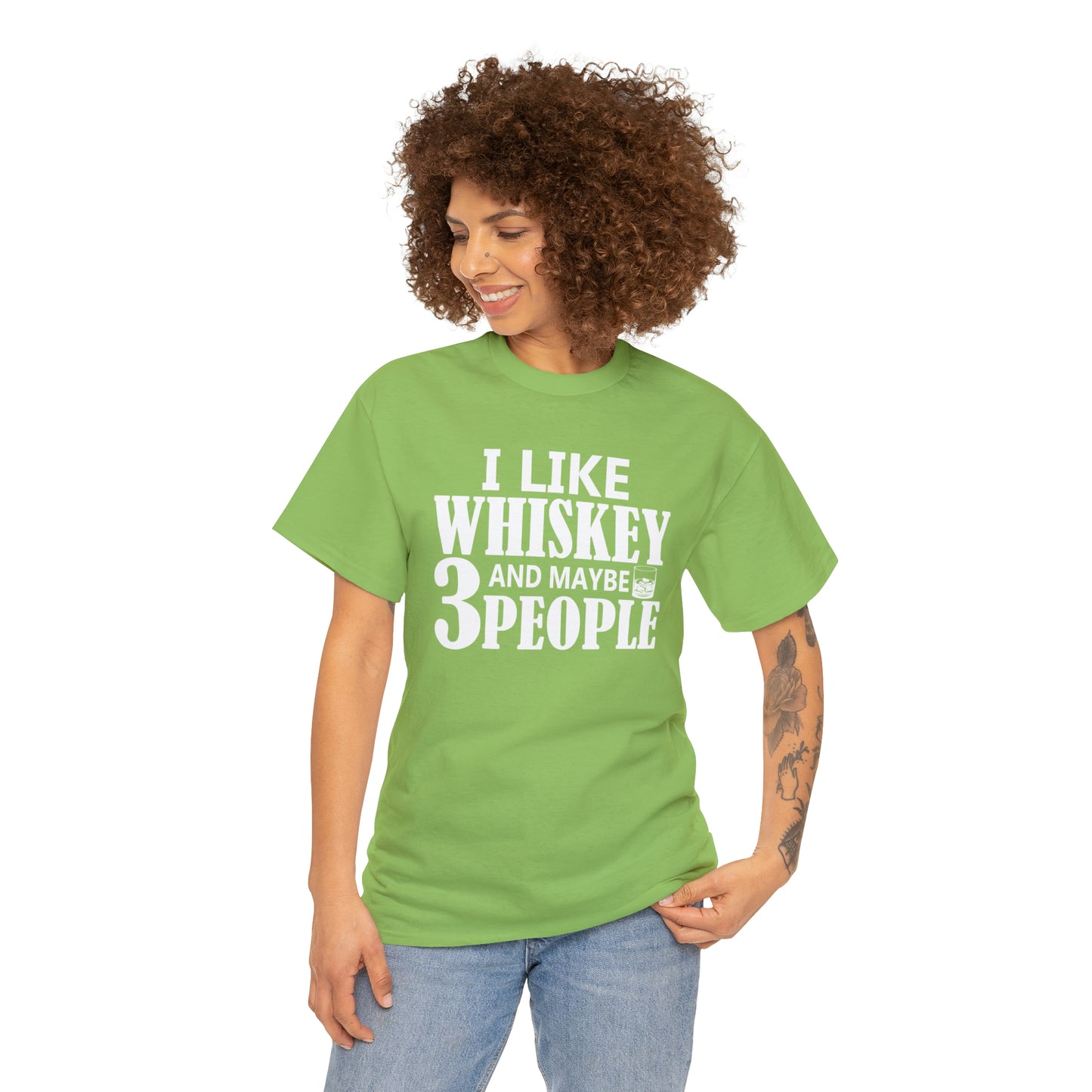 "I Like Whiskey & Like 3 People" T-Shirt - Weave Got Gifts - Unique Gifts You Won’t Find Anywhere Else!