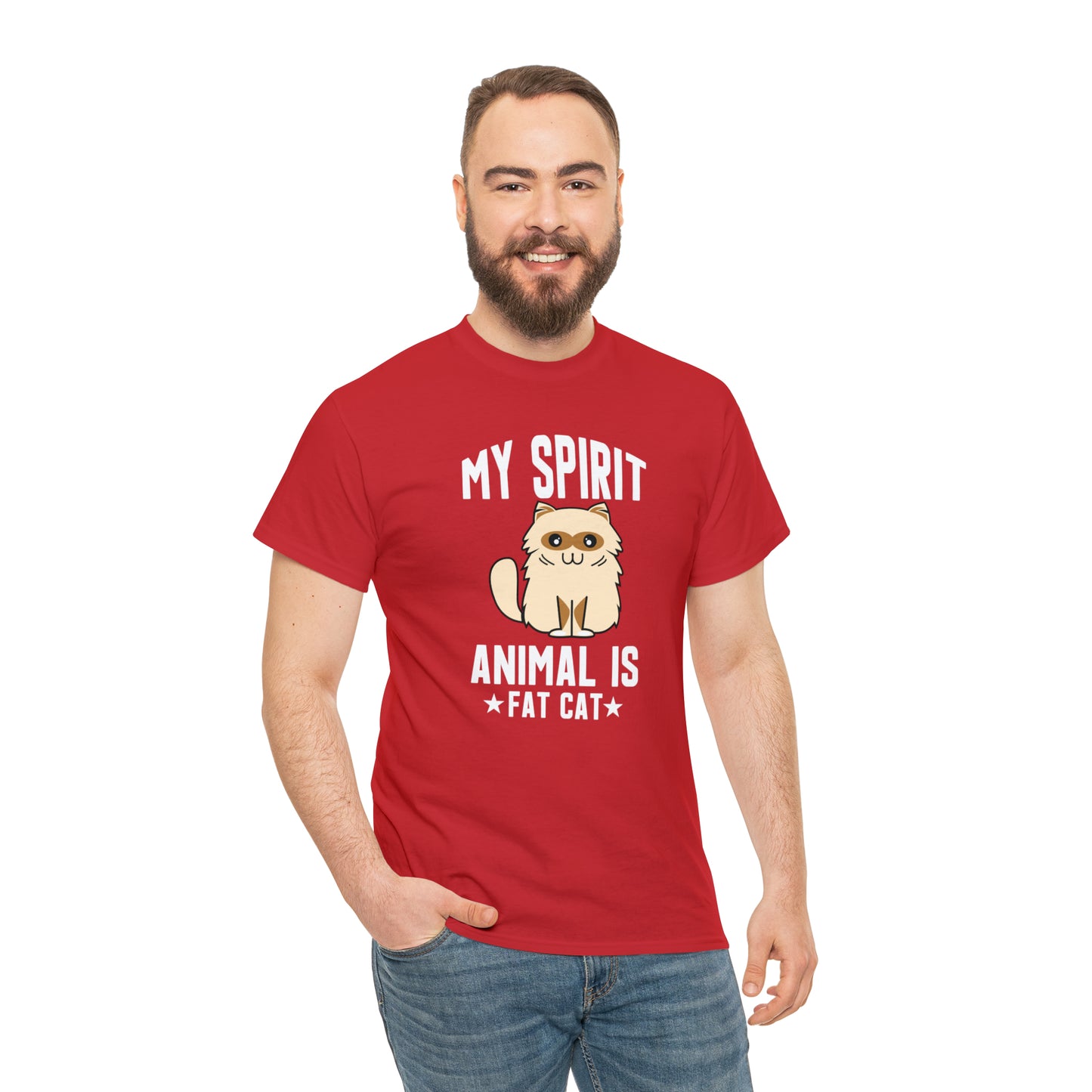 "Fat Cat Spirit Animal" T-Shirt - Weave Got Gifts - Unique Gifts You Won’t Find Anywhere Else!