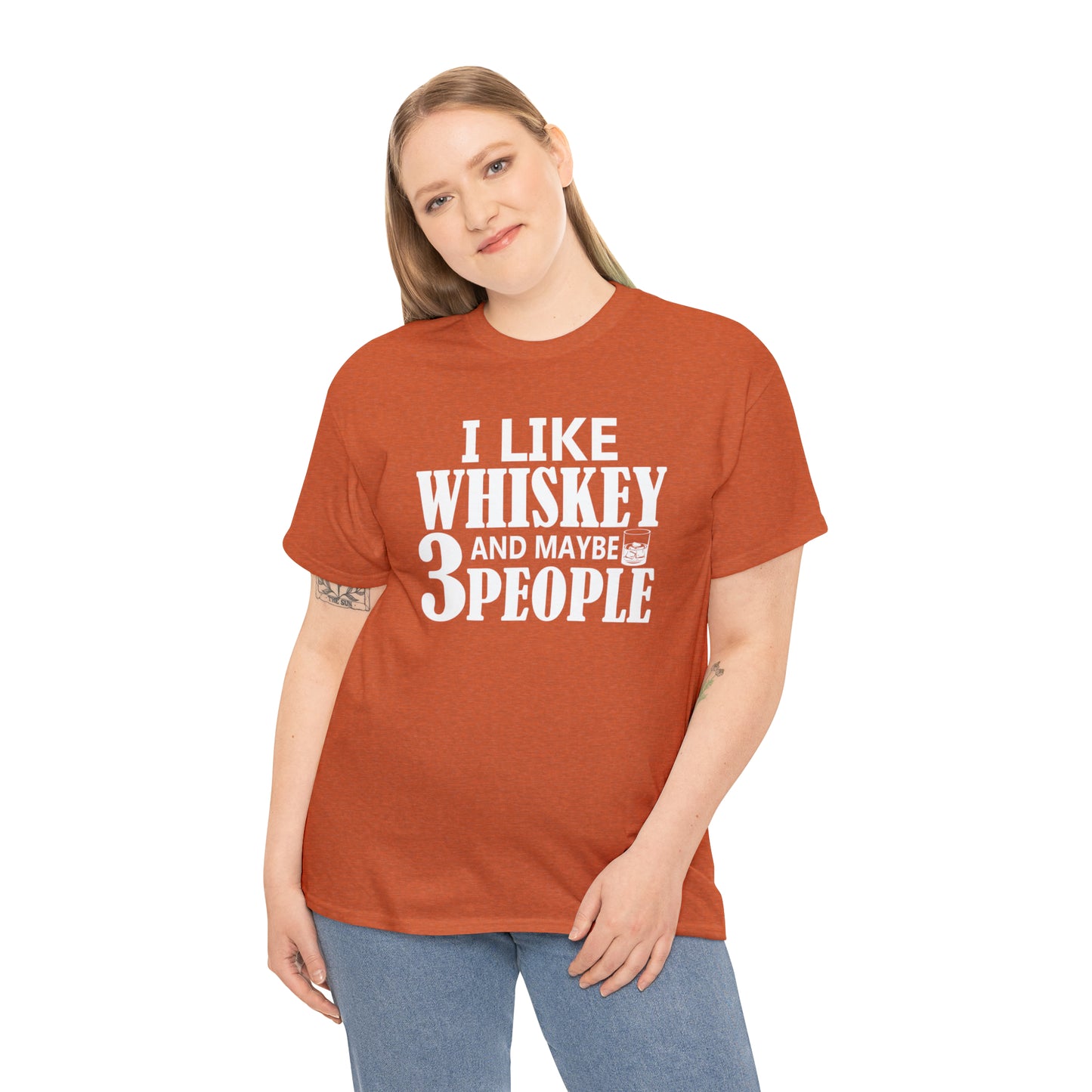 "I Like Whiskey & Like 3 People" T-Shirt - Weave Got Gifts - Unique Gifts You Won’t Find Anywhere Else!