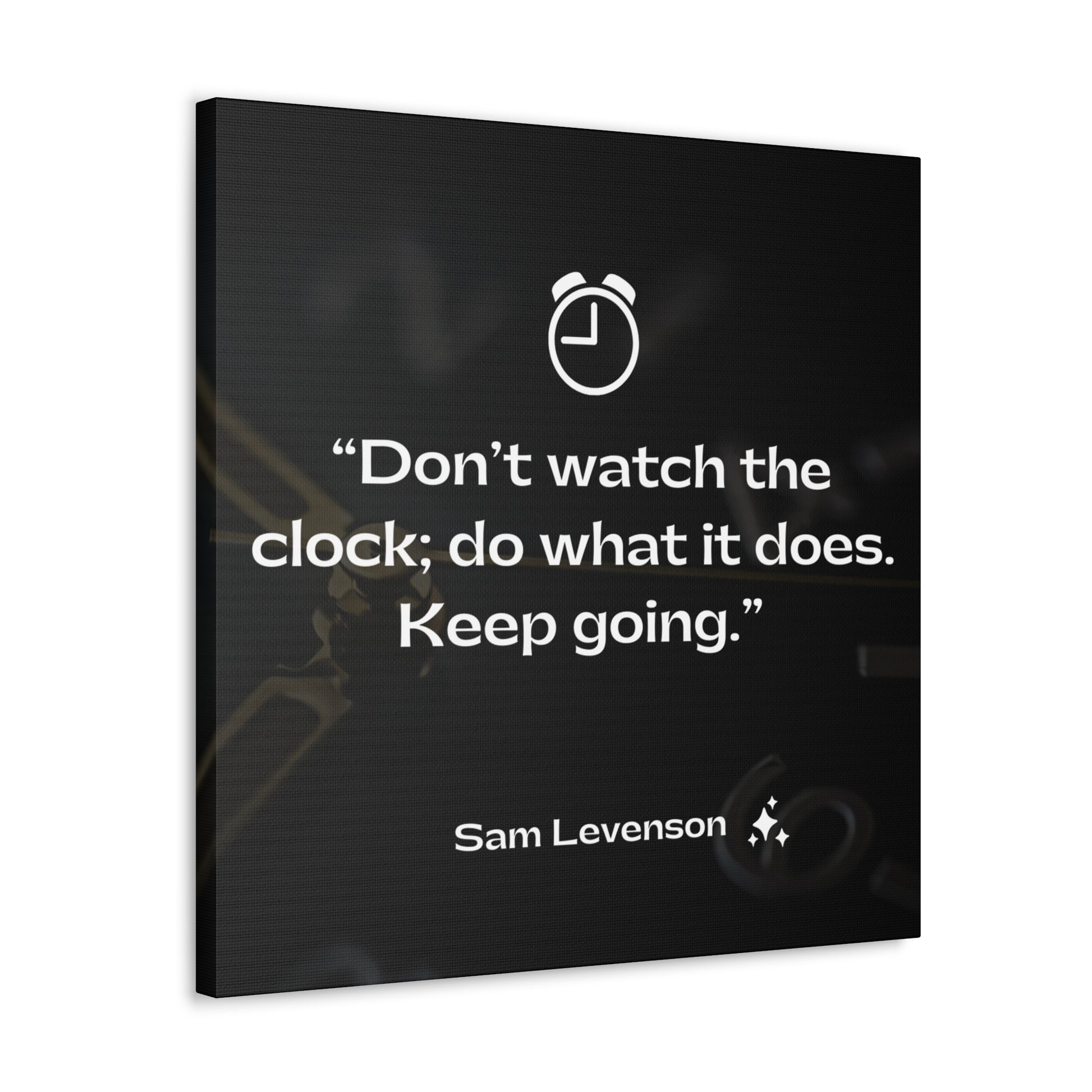 "Don't Watch The Clock, Keep Going" Wall Art - Weave Got Gifts - Unique Gifts You Won’t Find Anywhere Else!