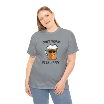 "Don't Worry, Beer Happy" T-Shirt - Weave Got Gifts - Unique Gifts You Won’t Find Anywhere Else!