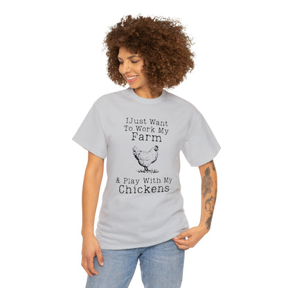 "Farm & Chickens" T-Shirt - Weave Got Gifts - Unique Gifts You Won’t Find Anywhere Else!