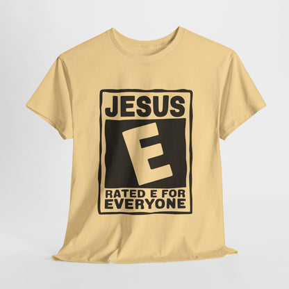 Medium-weight fabric Christian t-shirt with bold lettering.
