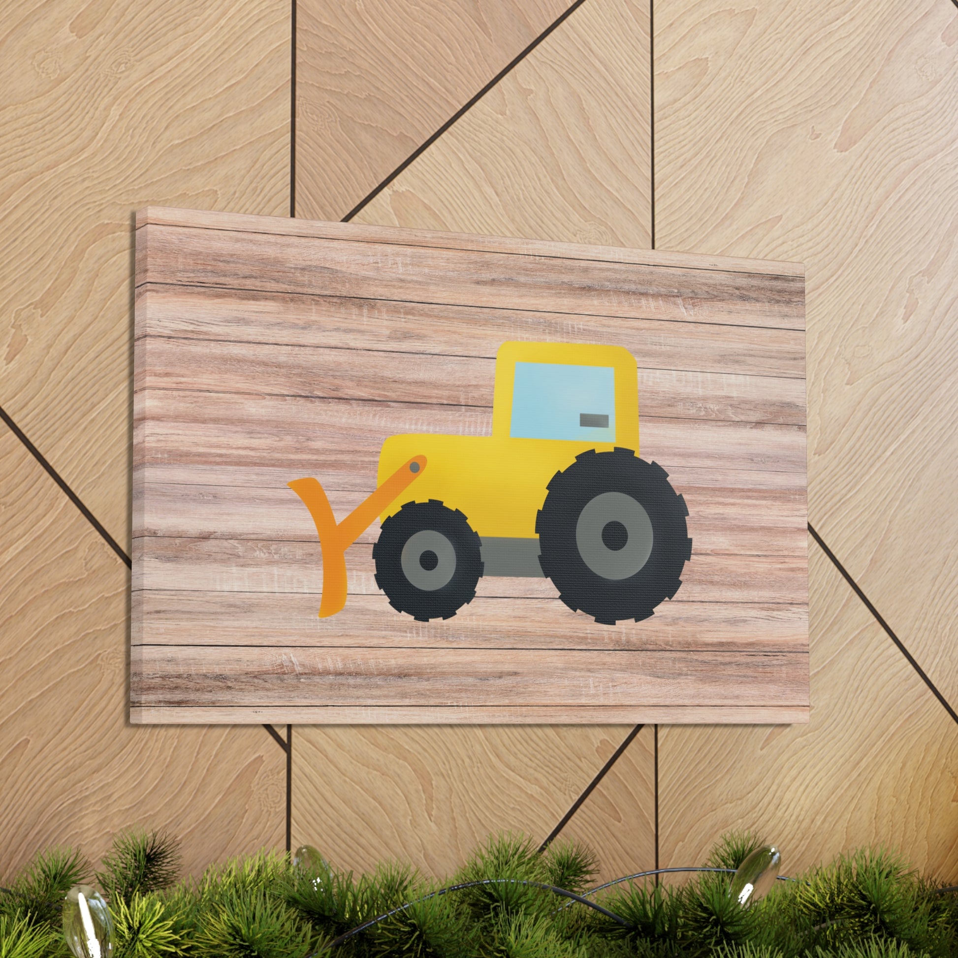 "Kids Bulldozer" Wall Art - Weave Got Gifts - Unique Gifts You Won’t Find Anywhere Else!