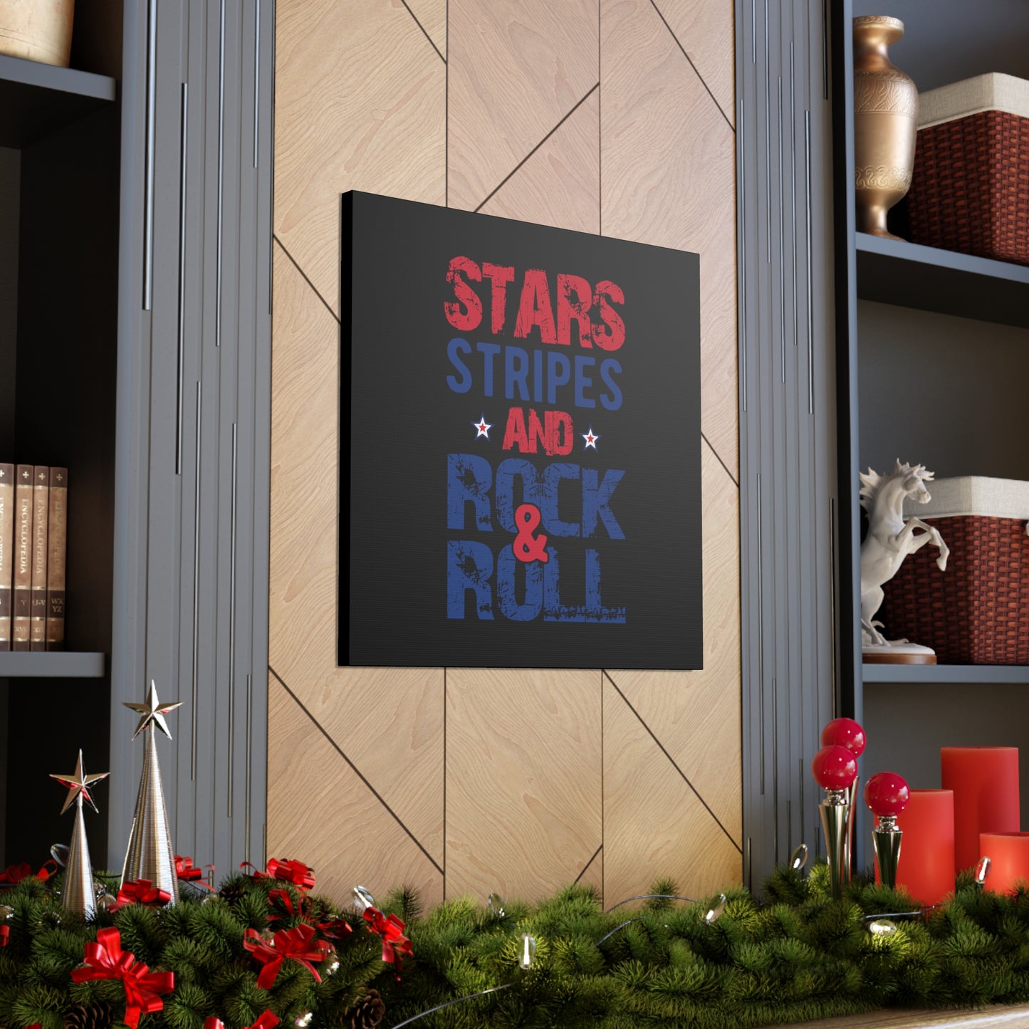 "Stars, Stripes And Rock & Roll" T-Shirt - Weave Got Gifts - Unique Gifts You Won’t Find Anywhere Else!