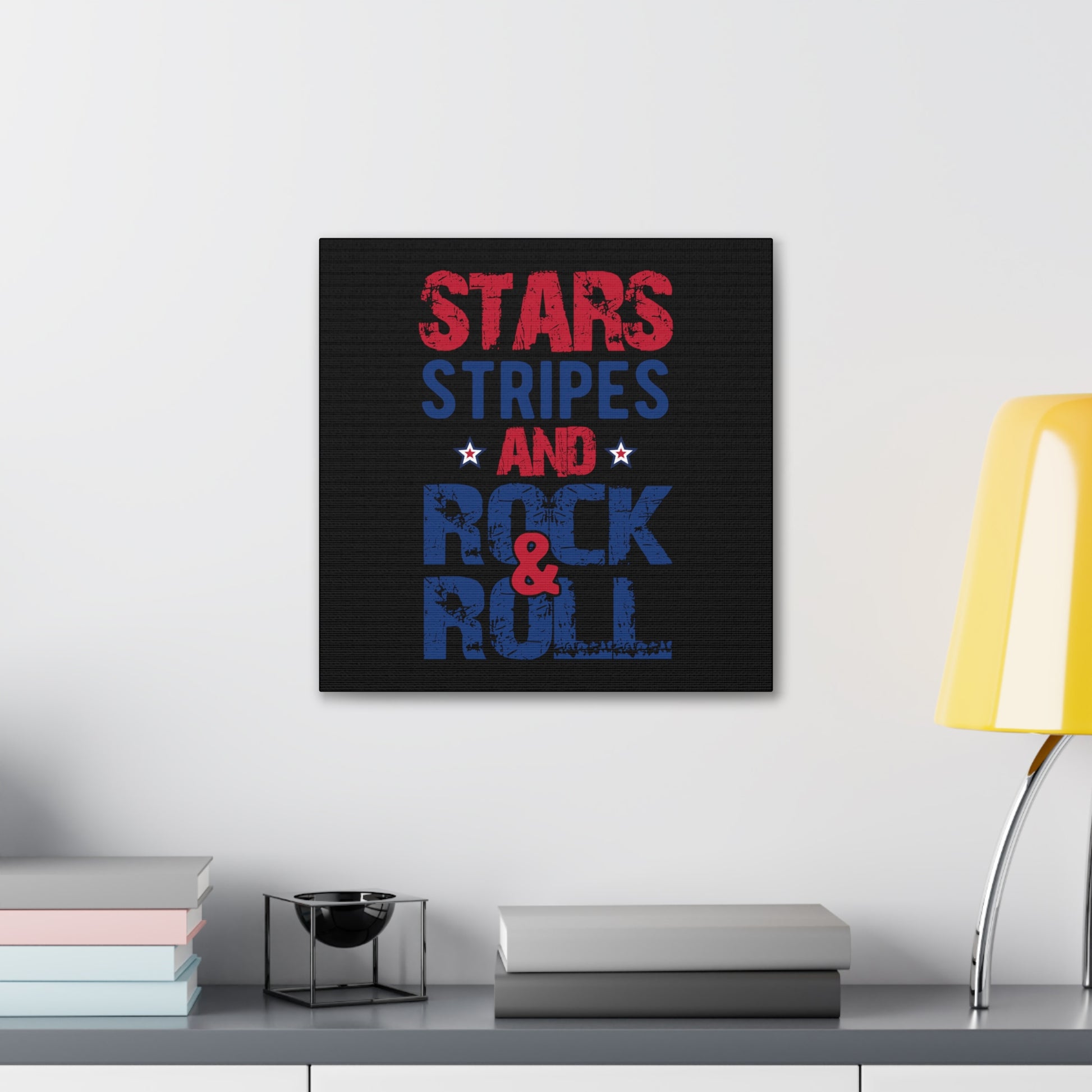 "Stars, Stripes And Rock & Roll" T-Shirt - Weave Got Gifts - Unique Gifts You Won’t Find Anywhere Else!