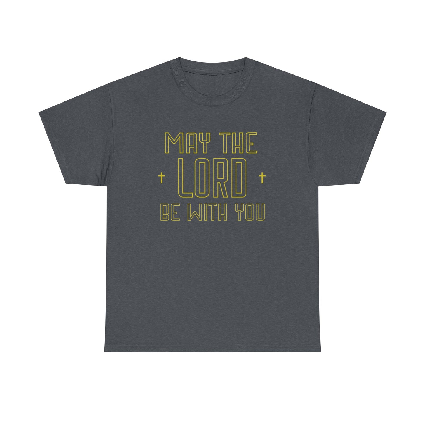 Christian Star Wars shirt featuring "May the Lord be with you"
