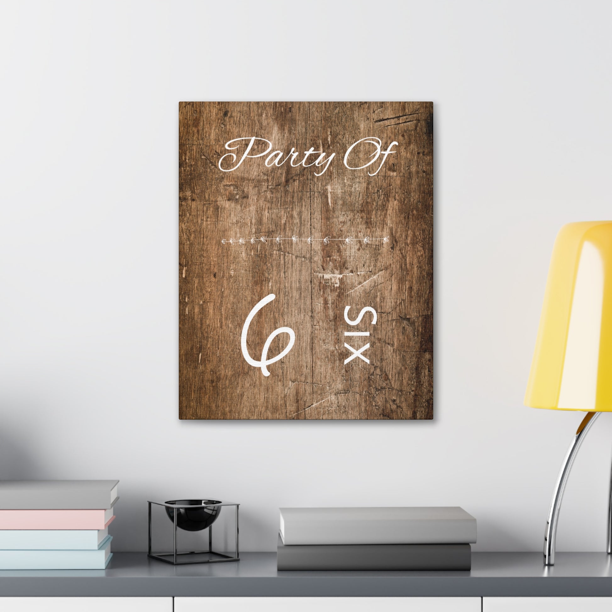 "Party Of 6" Wall Art - Weave Got Gifts - Unique Gifts You Won’t Find Anywhere Else!