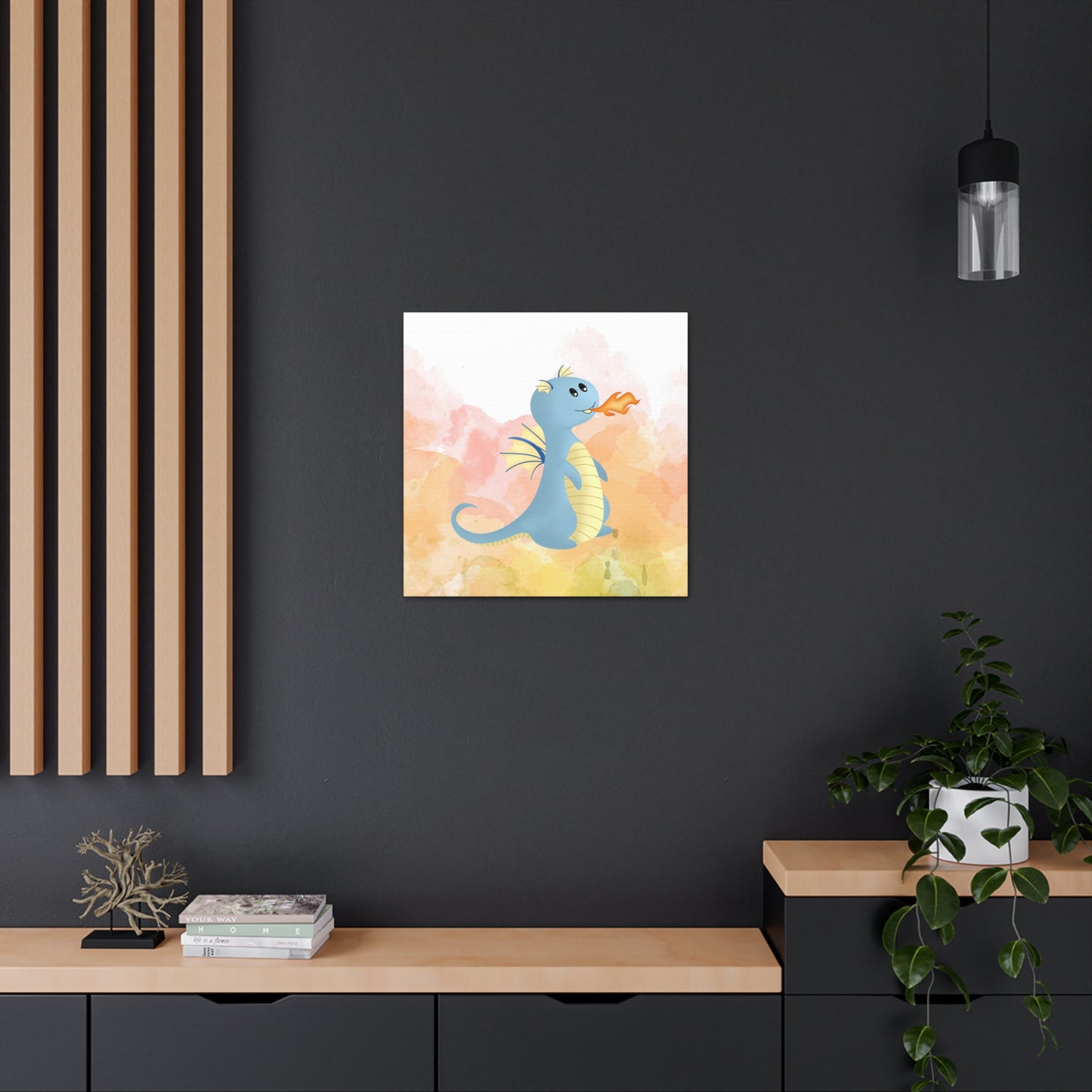 "Fire Dragon" Kids Wall Art - Weave Got Gifts - Unique Gifts You Won’t Find Anywhere Else!