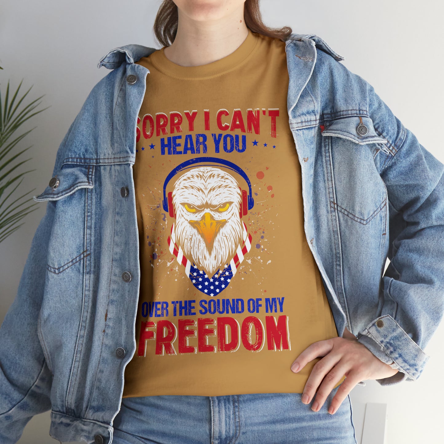 "Can't Hear You Over The Sound Of My Freedom" T-Shirt - Weave Got Gifts - Unique Gifts You Won’t Find Anywhere Else!