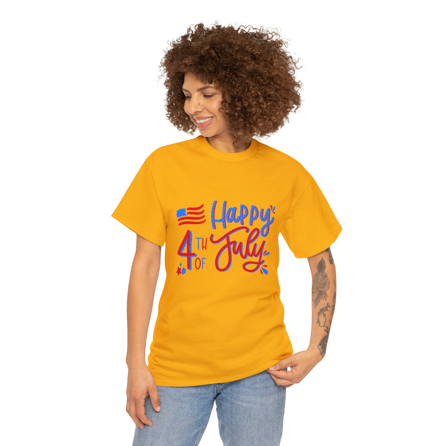 "Happy 4th Of July" T-Shirt - Weave Got Gifts - Unique Gifts You Won’t Find Anywhere Else!