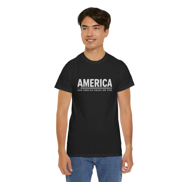 American - God Shed His Grace On Thee: T-Shirt